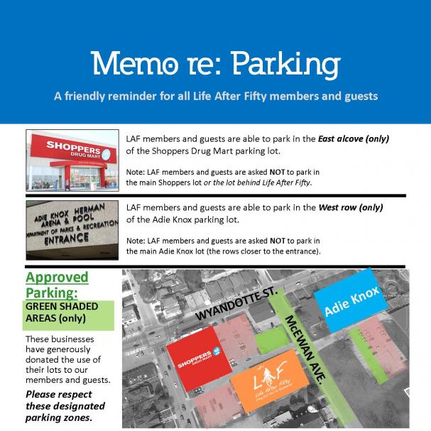 Memo re: Parking